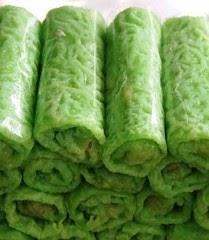 RESEP MEMBUAT KUE DADAR GULUNG ISI TANPA TELUR