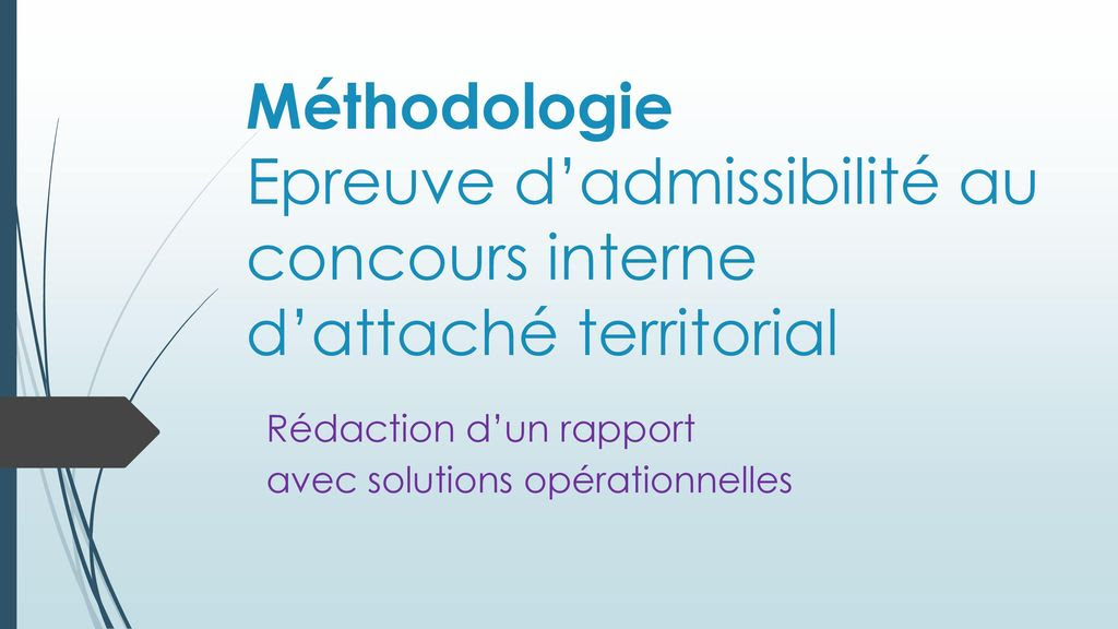 Exemple Note De Synthese Concours Attache