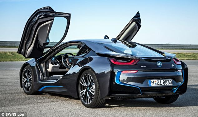 While it is fast, the i8 also claims to be 'green'