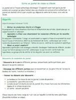 Extrait d'un journal scolaire méthode freinet, 1972. Ecrire Un Journal Scolaire En Classe Pascale