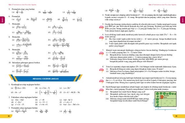 Buku Teks Matematik Tambahan Tingkatan 4 Jawapan Cuba  mowmalay