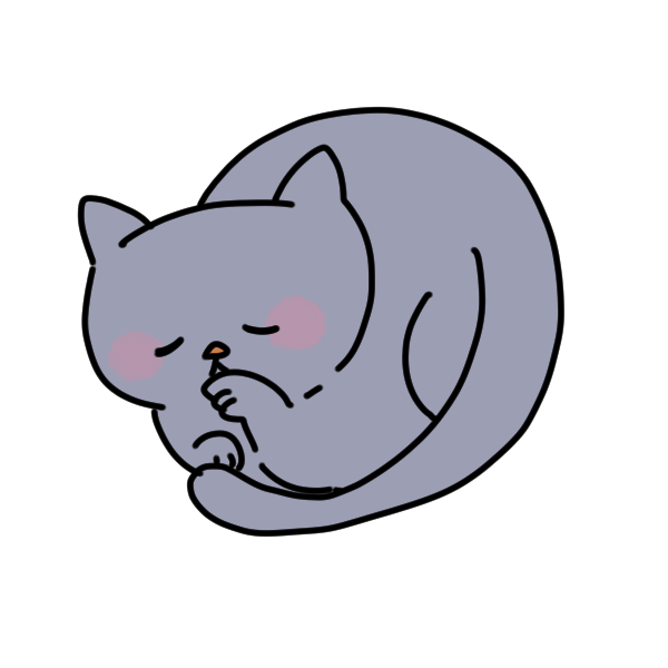 ロイヤリティフリー猫 寝る イラスト スーパーイラストコレクション