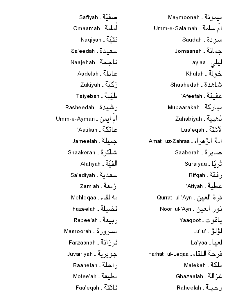 Islamic Muslim Baby Names For Boys and Girls Articles