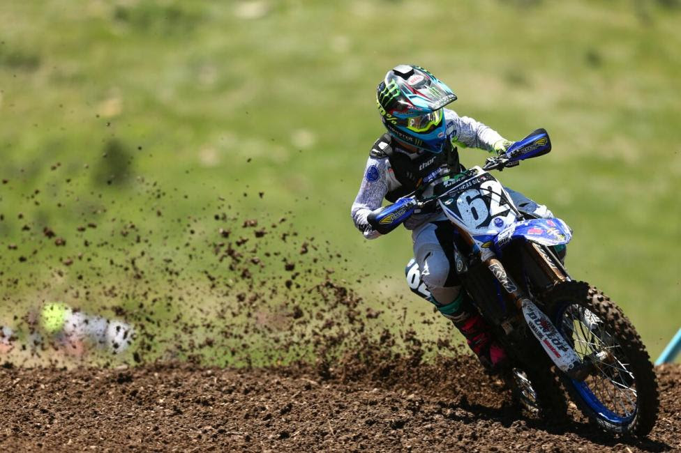 Justin Cooper earned his first career moto win and finished third overall (1-8).