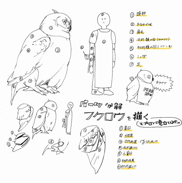 ベストセレクション フクロウ イラスト 描き方 イラスト素材
