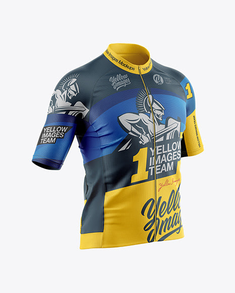 Download Mens Cycling Jersey Jersey Mockup PSD File 127.15 MB