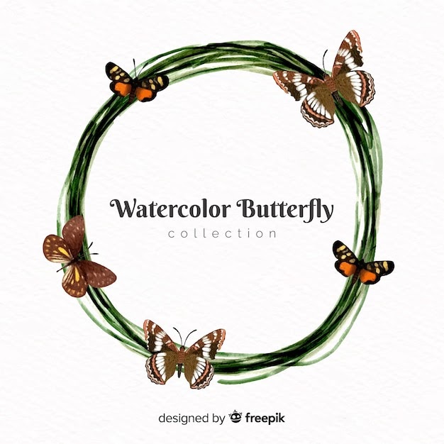 Download 108 Butterfly Wreath Svg Free SVG PNG EPS DXF File