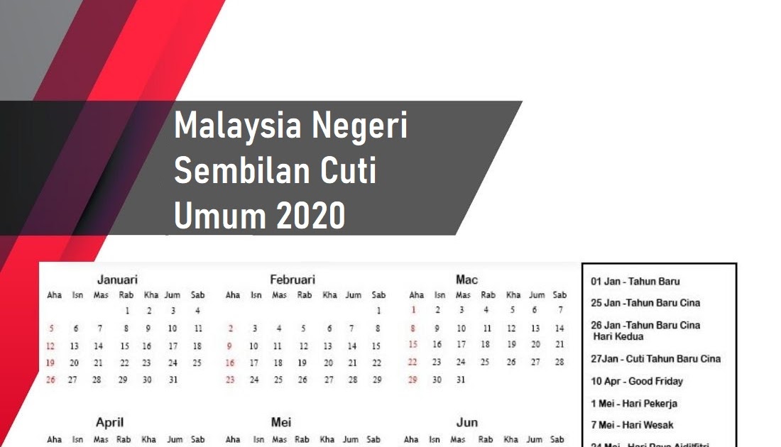 cuti umum negeri sembilan 2019