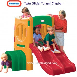 A little tikes playhouse means quality! Little Tikes Twin Slide Tunnel Climber Outdoor Playgym Slide
