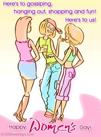 Image result for happy women's day cartoon