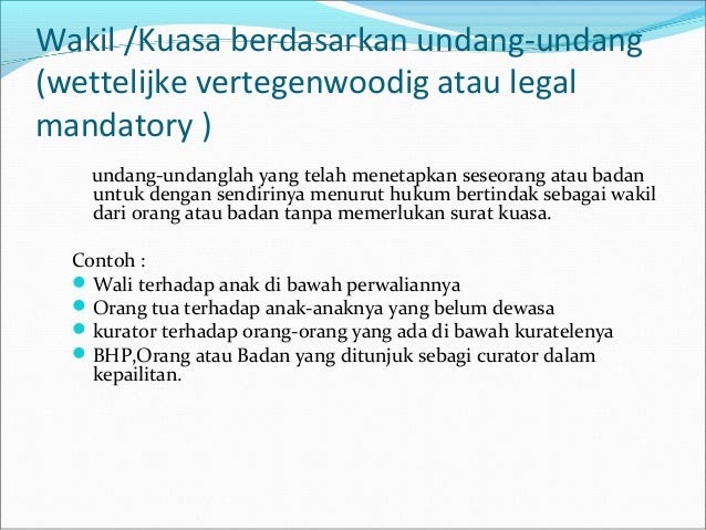 Contoh Hukum Perdata Tentang Orang - Contoh KR