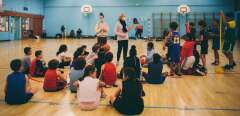 Champigny, le 07/01/2022. Laurence et sa fille Louison entraînent l'équipe des plus jeunes