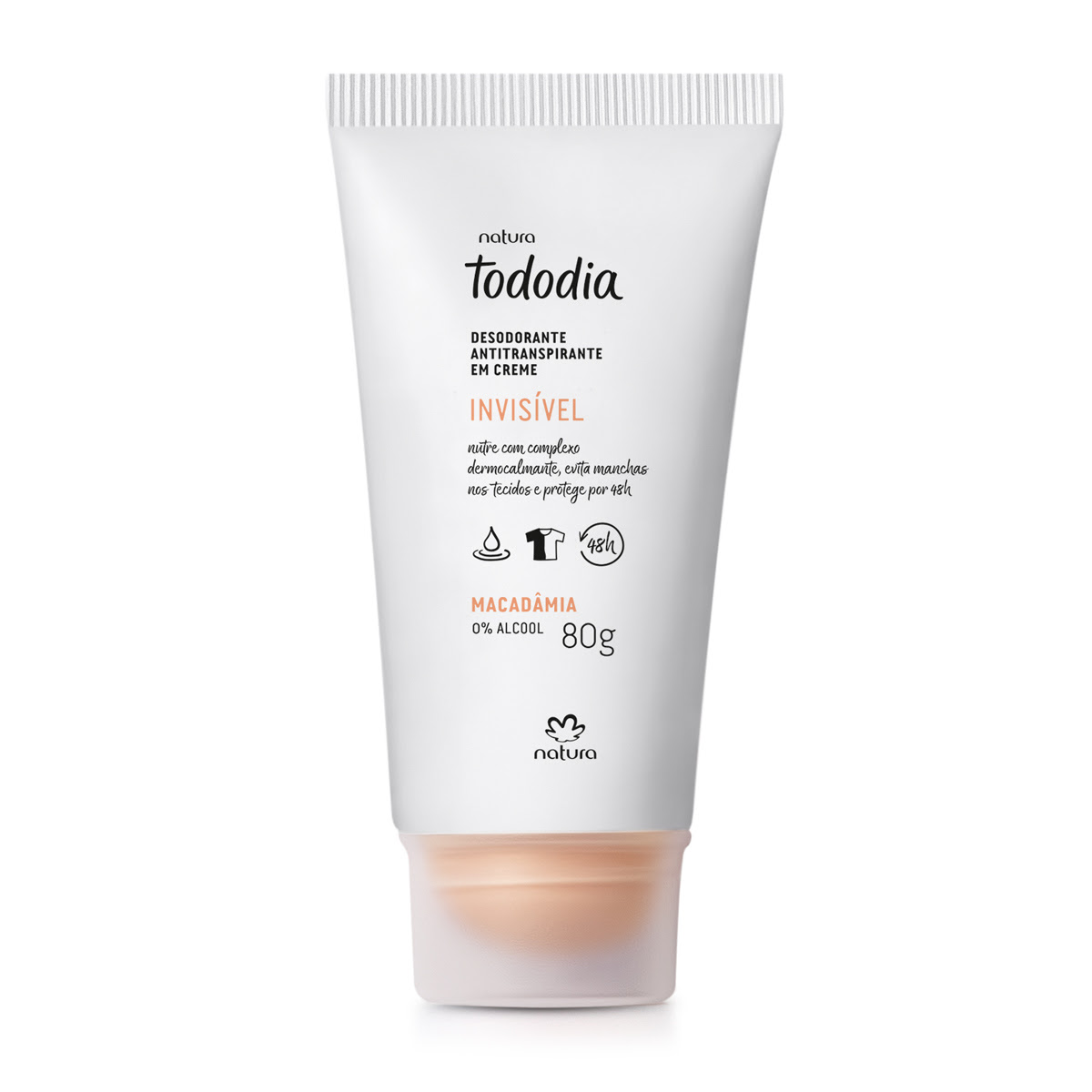 Desodorante Antitranspirante em Creme Tododia Macadâmia - 80g