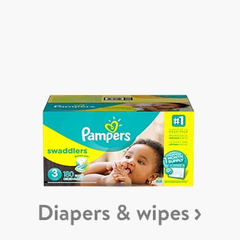 Shop for diapers and wipes 