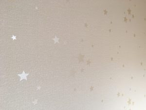 完了しました 星柄 壁紙 クロス 星柄 壁紙 クロス