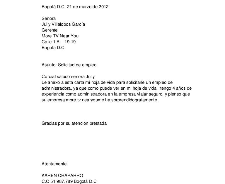 Carta De Solicitud Ingreso A Colegio - u Carta De