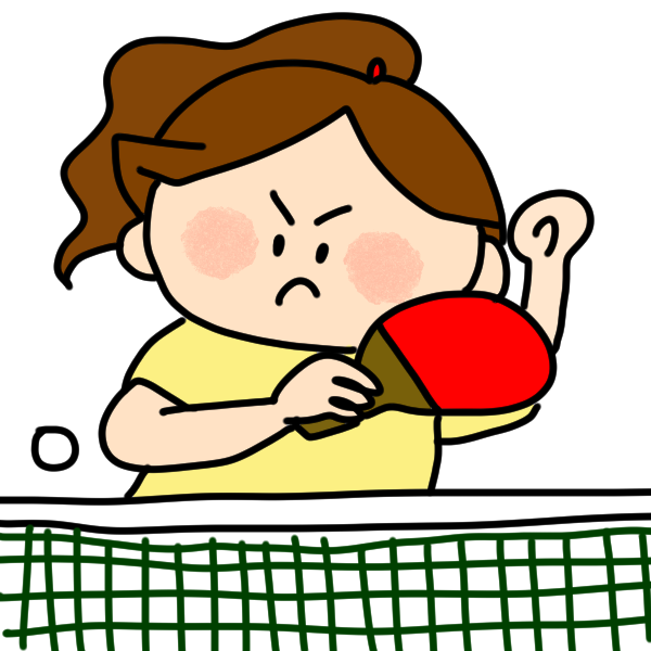 Jpsaepicttxli おしゃれ 卓球 イラスト かわいい