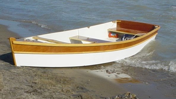 acorn skiff 13’ - duck flat wooden boats