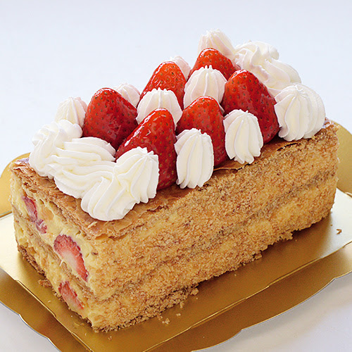 年の最高 ミルフィーユ 誕生 日 ケーキ 食べ物の写真