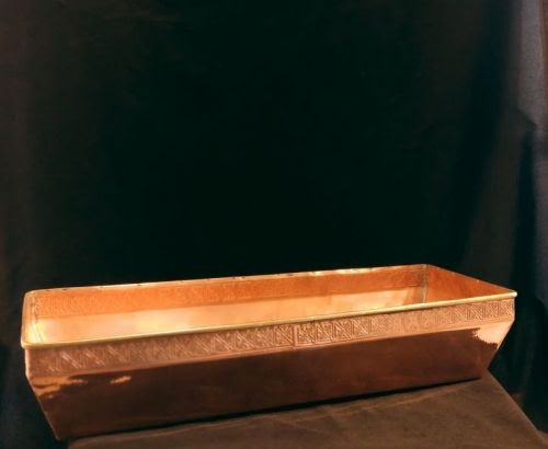 Rectangular copper planter are made from aesthetically pleasing metals, plastic, wood, ceramic and even stained glass. Anatolica Shallow Copper Planter L 19 Inch W 7 Inch X H 3 74 Inch