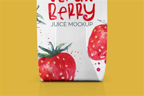 Download Juice Carton Box Mockup - Free Download Mockup