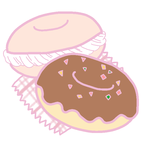ユニークドーナツ イラスト かわいい ただのディズニー画像