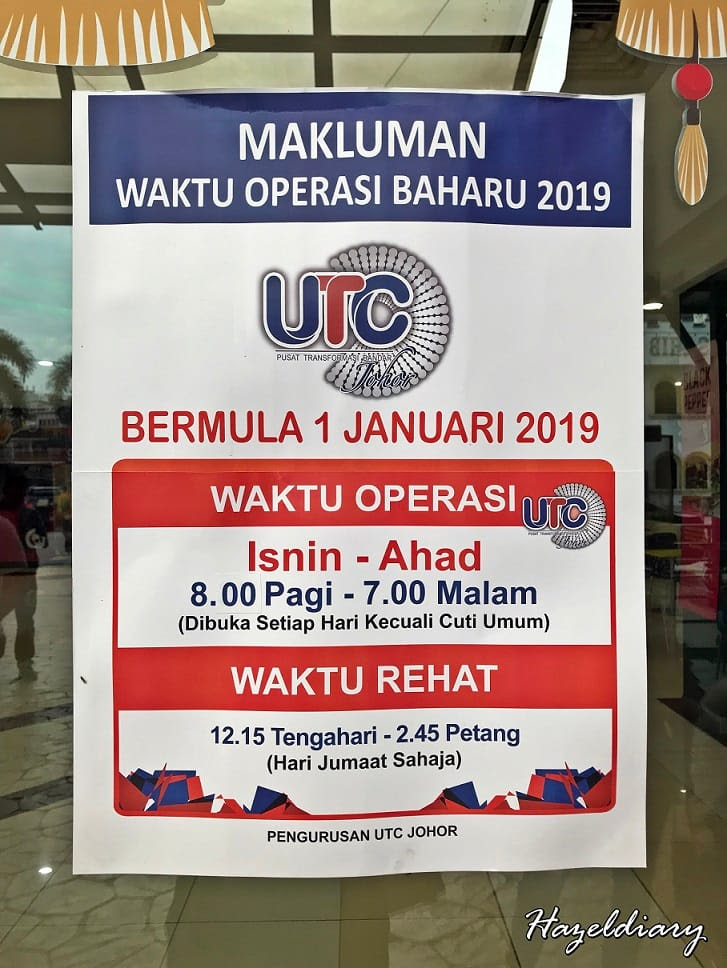 Laman ini mengandungi kalendar cuti umum untuk tahun 2019 di malaysia. Guide To Renew Passport In Johor Bahru Utc Jb Malaysia Hazeldiary