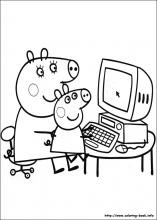 Select from 35870 printable coloring pages of cartoons, animals, nature, bible and many more. Peppa Pig Coloring Pages On Coloring Book Info