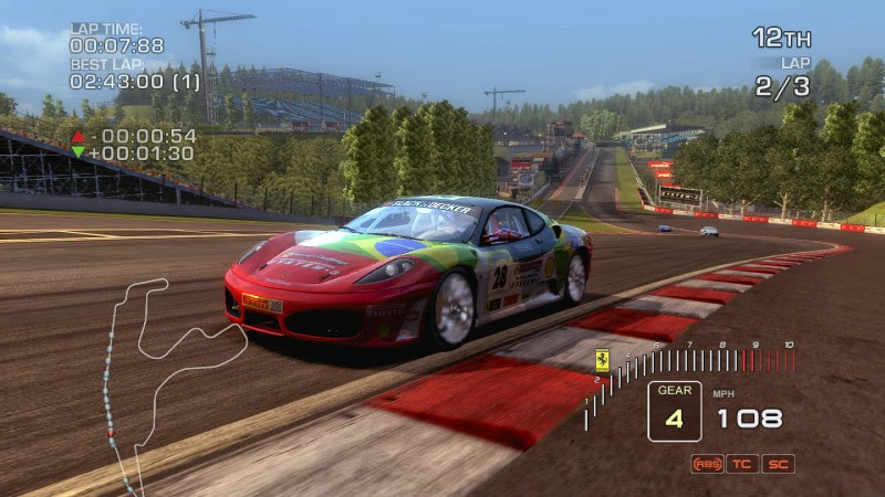 At this price i suppose it's to be expected. System 3 Ferrari Challenge Trofeo Pirelli Ps3