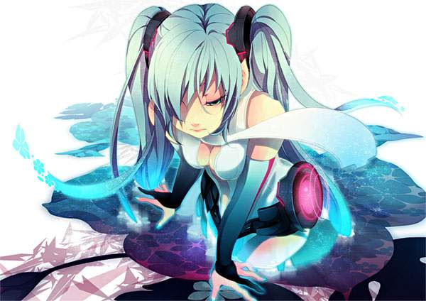 最も気に入った 初音 ミク イラスト 綺麗 Free Illustration Material