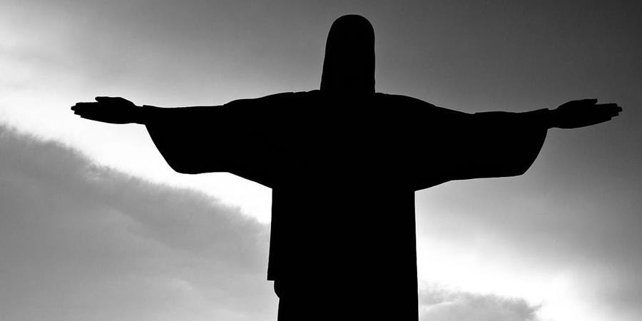 Image credit: Black Jesus Welcomes (Christ the Redeemer, Cristo Redentor) (detail). Rio de Janeiro, Brazil.
