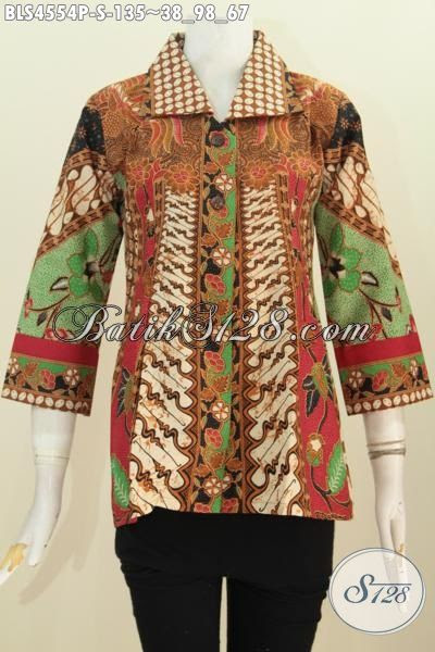  Model  Baju  Batik  Motif  Kotak Contoh Motif  Batik 