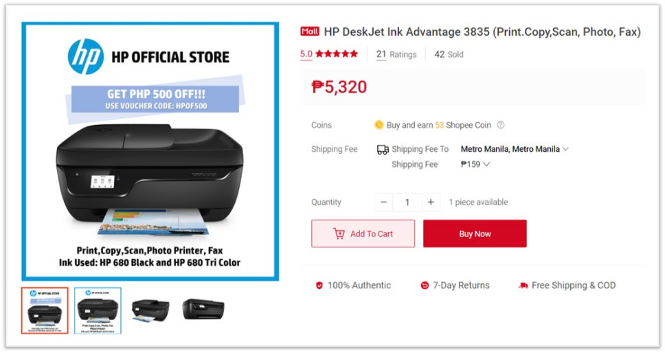 Independence Day Treat From Shopee Get Php500 Off On Hp ...