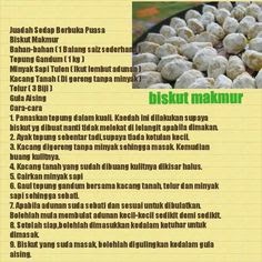 Resepi Kuih Makmur Butter - Incognito f