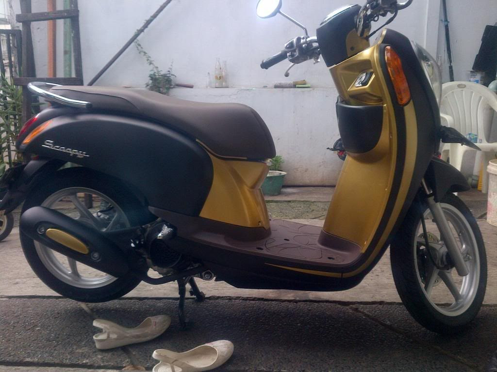 55 Modifikasi Scoopy Hitam Dop Terkeren