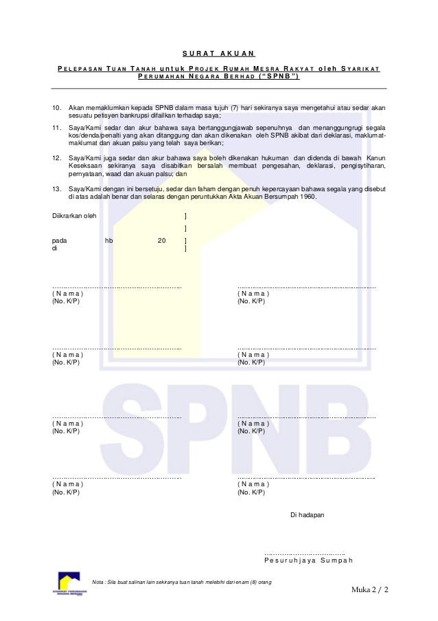 Contoh Surat Rasmi Akuan Bujang - Surat PP