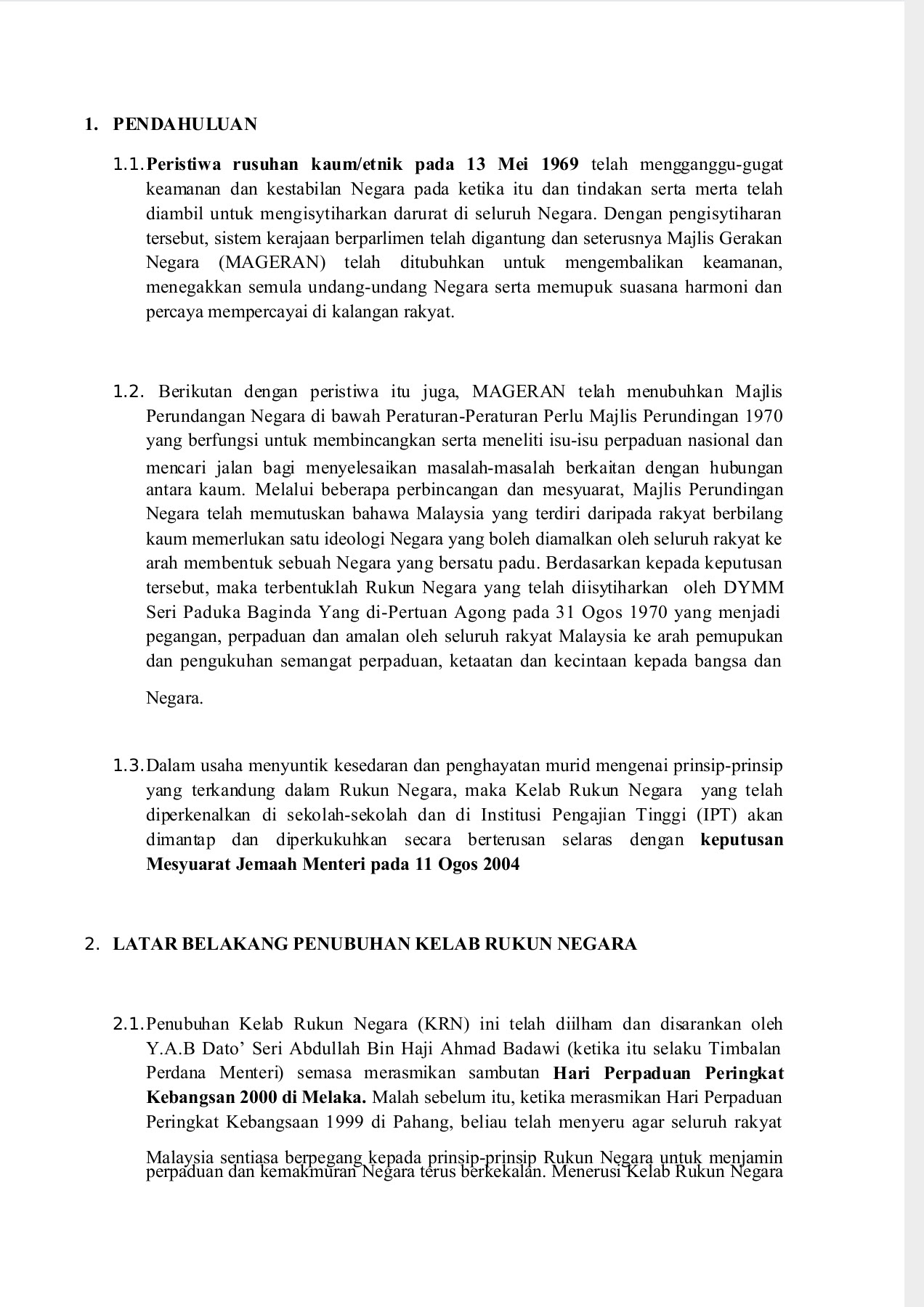 Agar kepercayaan pasangan anda kembali meskipun pada saat itu anda telah mengkhianatinya, maka sebisa mungkin jujurlah mengenai berbagai hal kepada pasangan anda. Rukunegara Flip Ebook Pages 1 41 Anyflip Anyflip