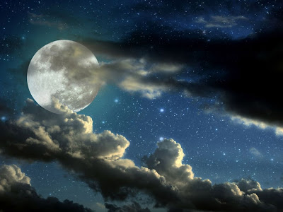 幻想的 夜空 月 イラスト 綺麗 288804