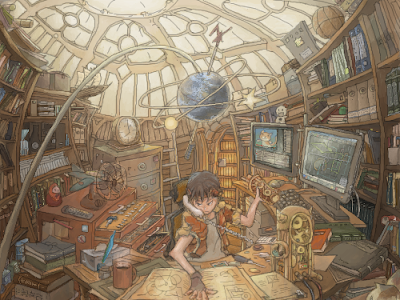 ごちゃごちゃ ファンタジー 部屋 イラスト Apixtursaey28mu