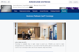 American Express Business Platinum Travel Concierge