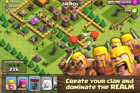 Homepage clash of clans