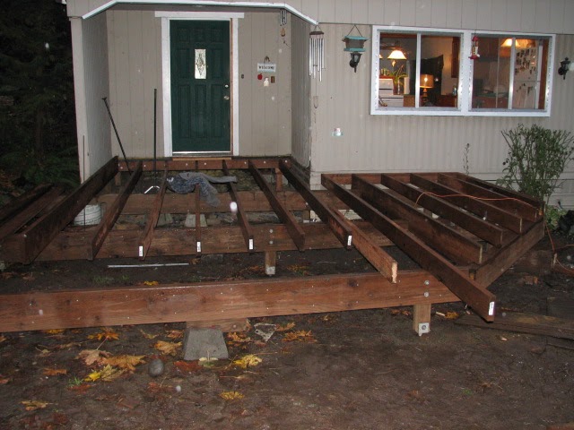 Here Build a shed on deck blocks Lk mickhael