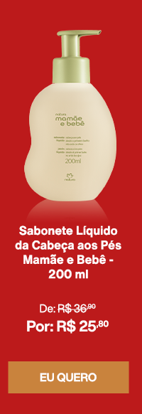 Sabonete Líquido da Cabeça aos Pés Mamãe e Bebê - 200 ml