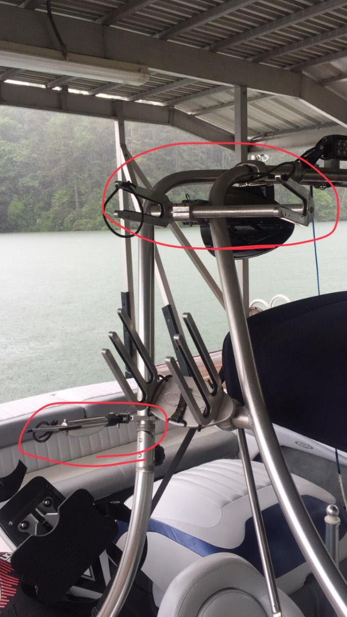 In truth once you learn to fly the chair it's the least demanding discipline on the lake. Tower Rack For Hydrofoil Airchair Sky Ski Teamtalk