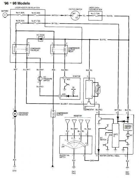 Similiar honda civic fuel relay diagram keywords intended for 1993 honda civic fuel pump fuse location, image size 500 x 322 px, and to view image details please click the image. Diagram 1993 Civic A C Wire Diagram Full Version Hd Quality Wire Diagram Mediagrame Musicamica It