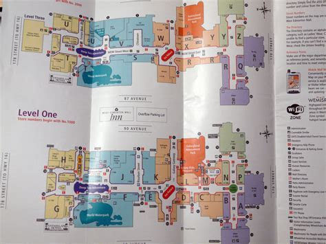 Map Of West Edmonton Mall
