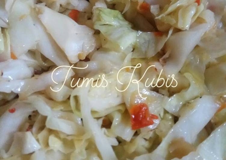 Resep: Tumis Sayur Kubis / Kol Pedas Untuk Pemula!