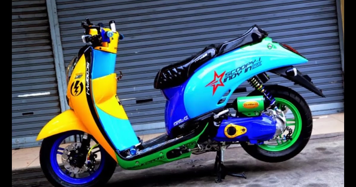  Gambar Motor Scoopy Modif Wikie Cloud Design Ideas