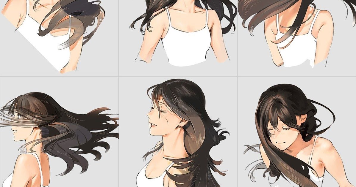 Top Anime  Flowing  Hair  Gif Animasiexpo