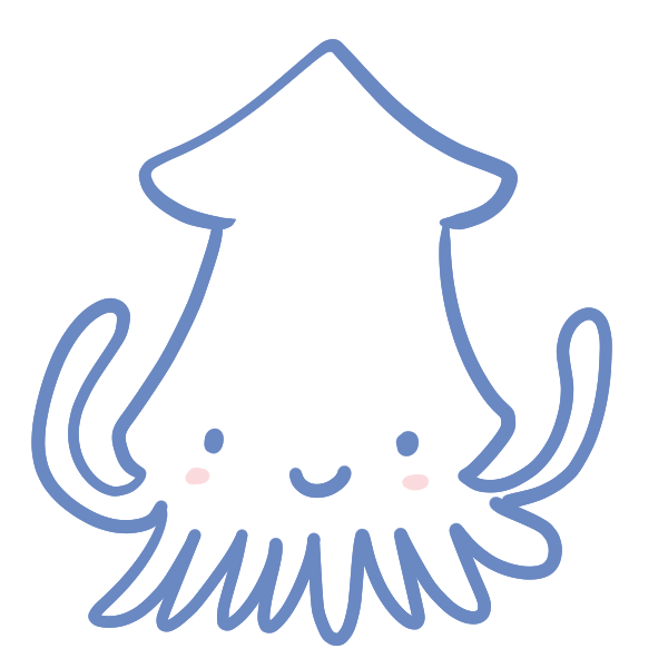 美しい花の画像 50 かわいい イカ イラスト 簡単